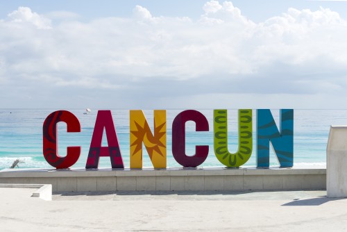 Acuario submarino en Cancún